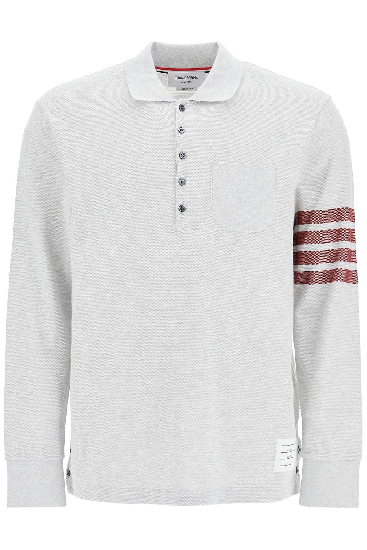 Long-sleeved 4-bar  - Grey