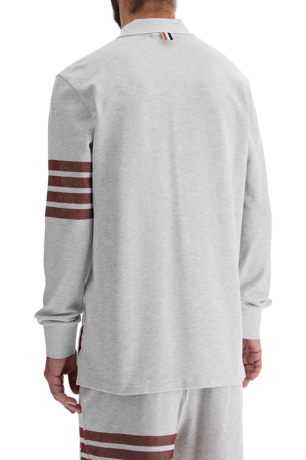 Long-sleeved 4-bar  - Grey