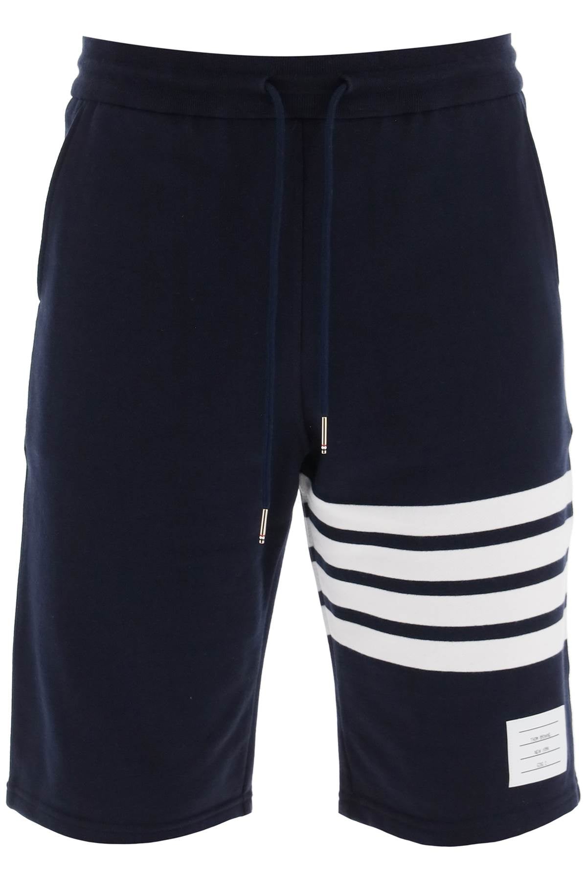 4-bar Sweat Shorts  - Blue