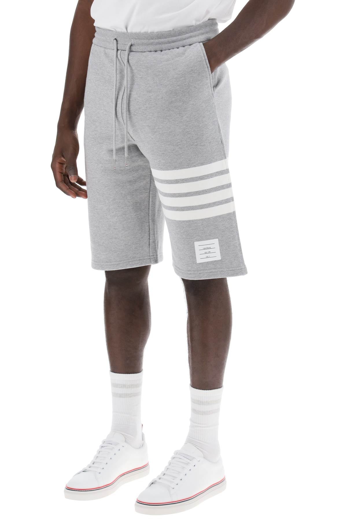 4-bar Sweat Shorts  - Grey