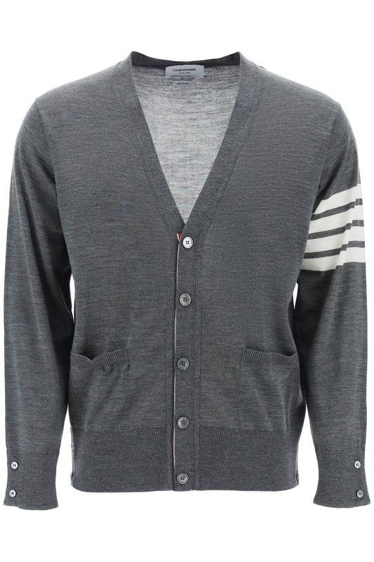 4-bar Cardigan  - Grey