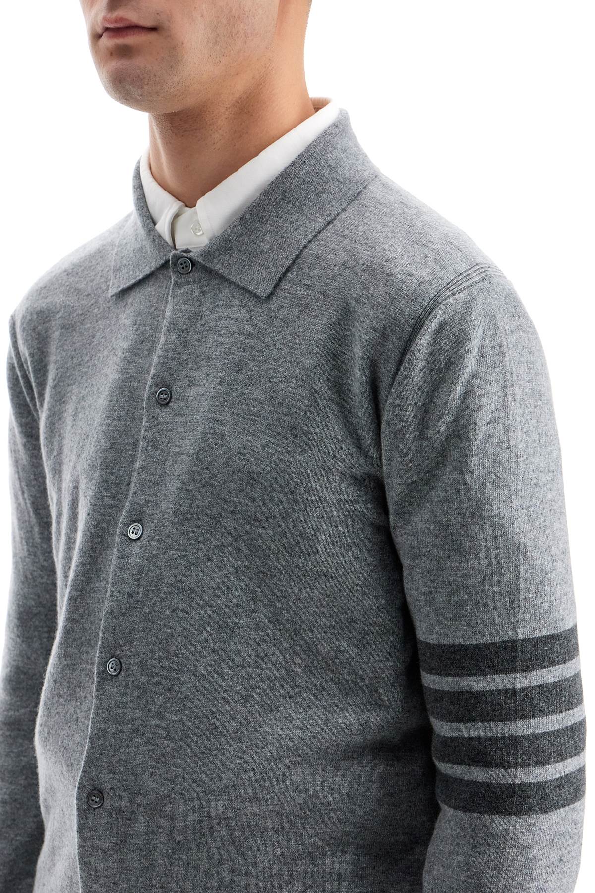 Cashmere Cardigan For  - Grey