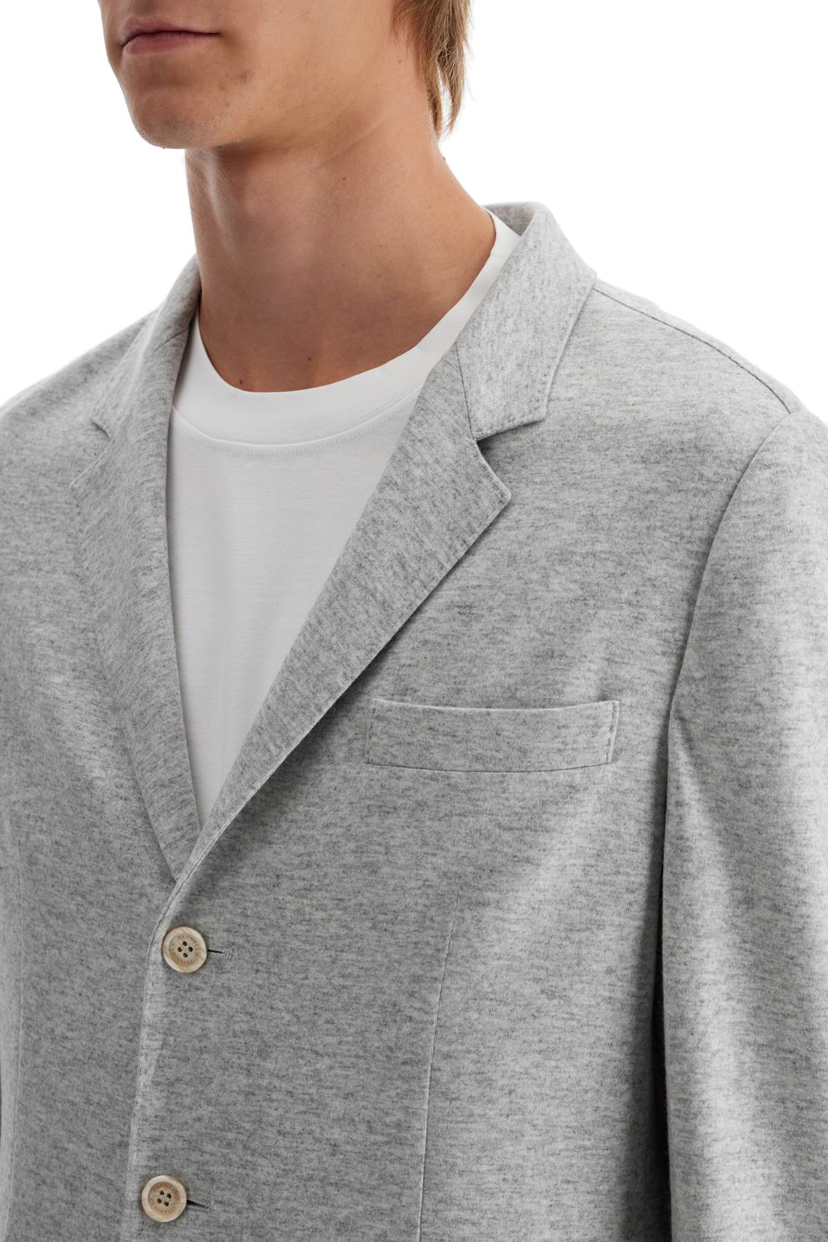 Cashmere Jersey Blazer For A  - Grey