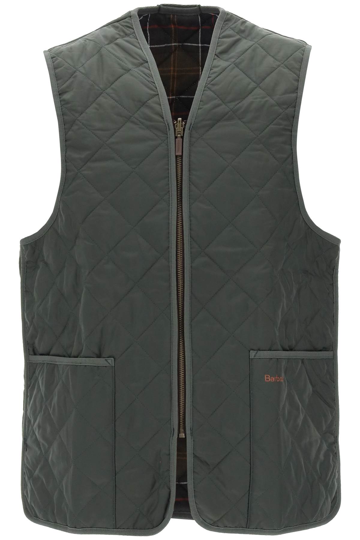 Quilted Vest  - Green