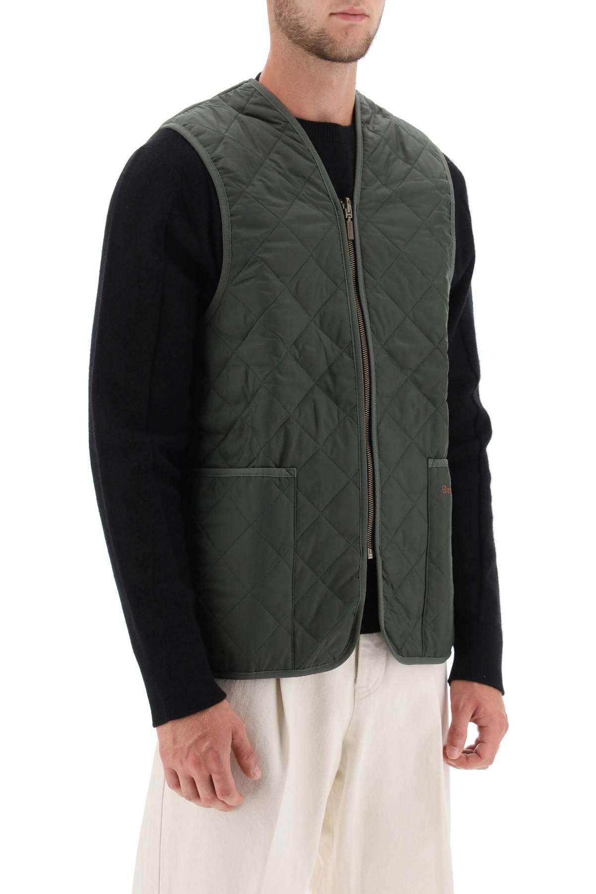 Quilted Vest  - Green