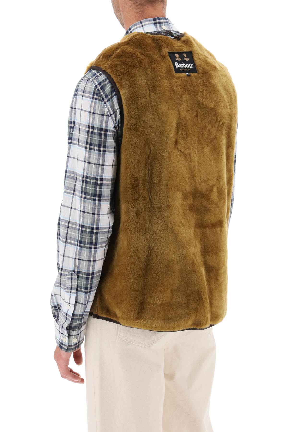 Reversible Vest  - Beige