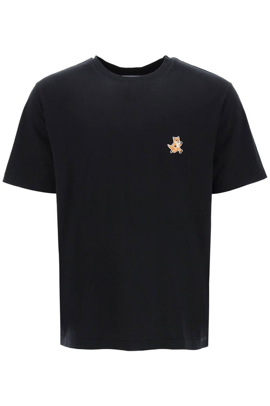 Speedy Fox Patch T-shirt  - Black