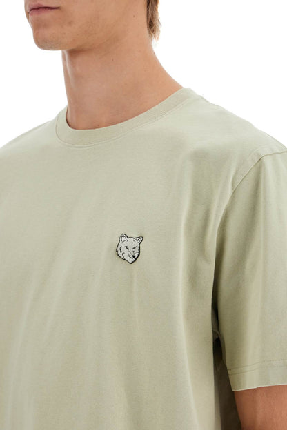 Bold Fox Head T-shirt  - Khaki