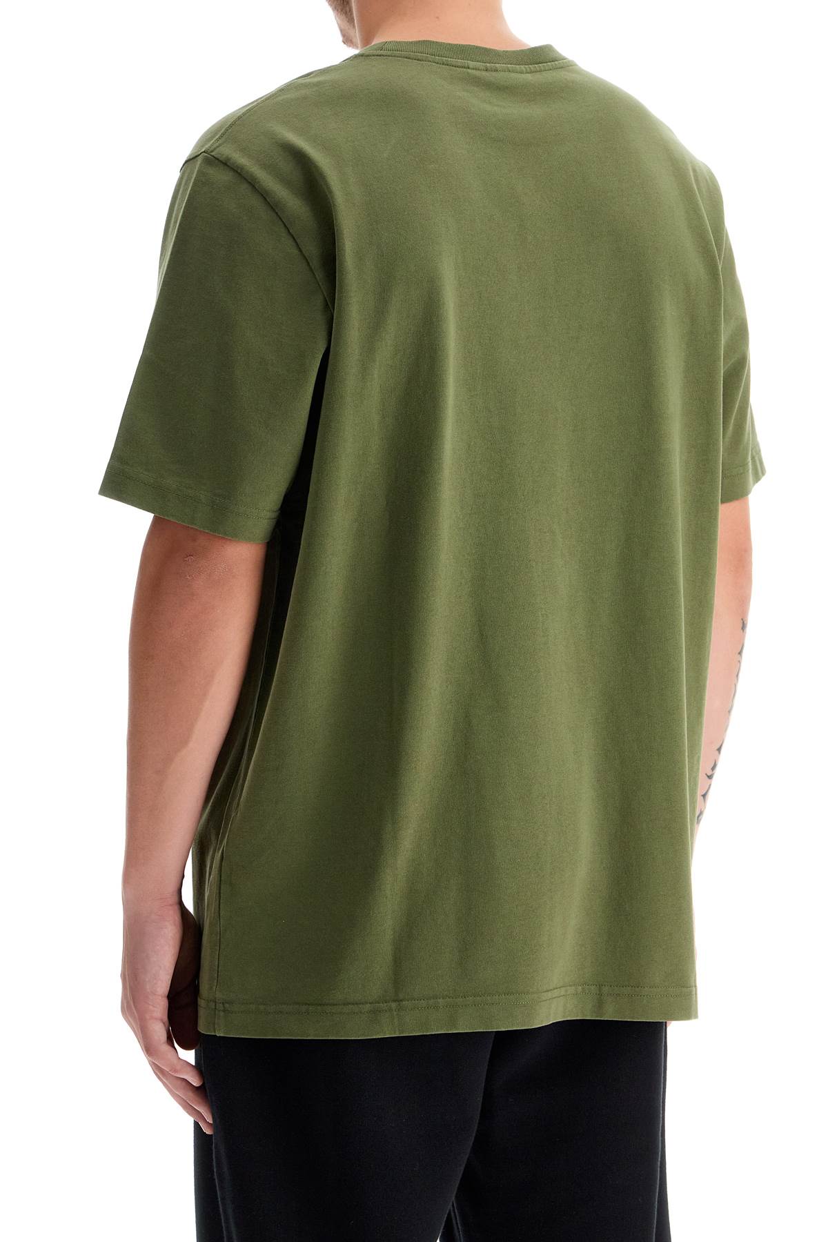 Bold Fox Head T-shirt  - Khaki