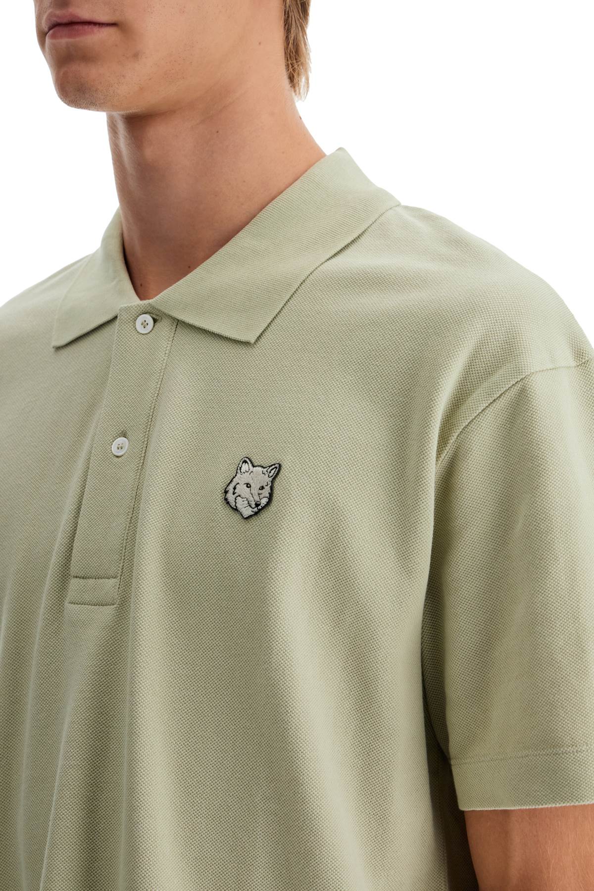 'bold Fox Head Comfort Fit Polo Shirt  - Khaki