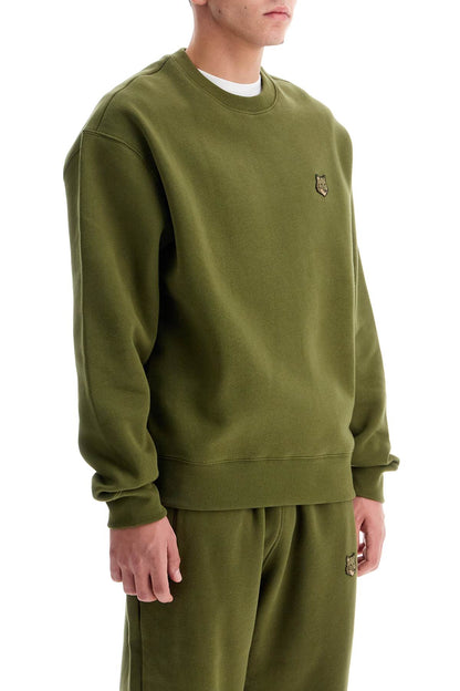 'bold Fox Head Crewneck Sweat  - Green