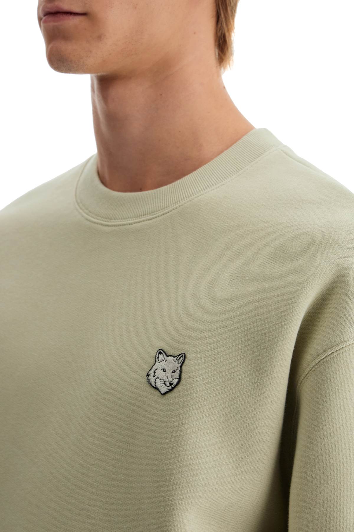 'bold Fox Head Crewneck Sweat  - Neutro