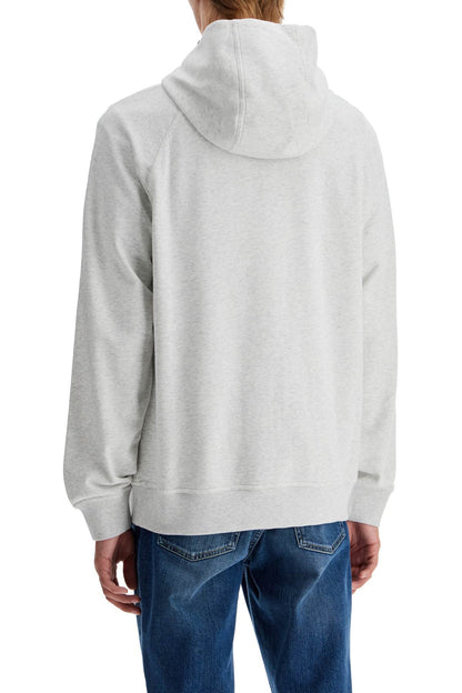 Cotton Techno Hoodie With Hood.  - Grey