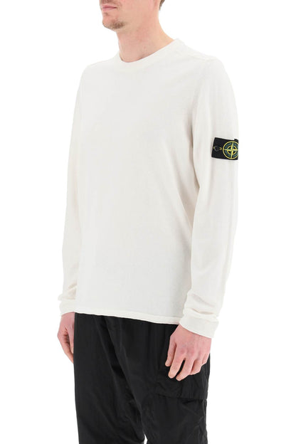 Raw Cotton Sweater  - White