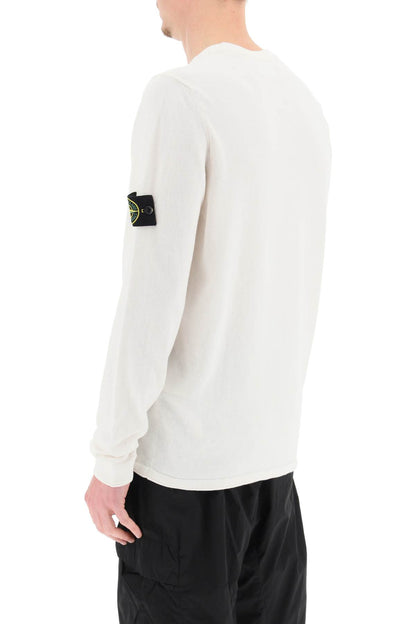 Raw Cotton Sweater  - White