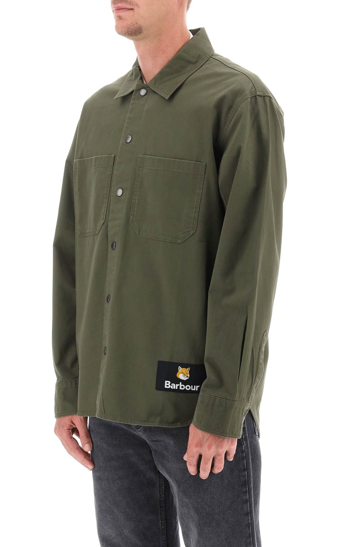 Maison Kitsuné Overshirt  - Verde