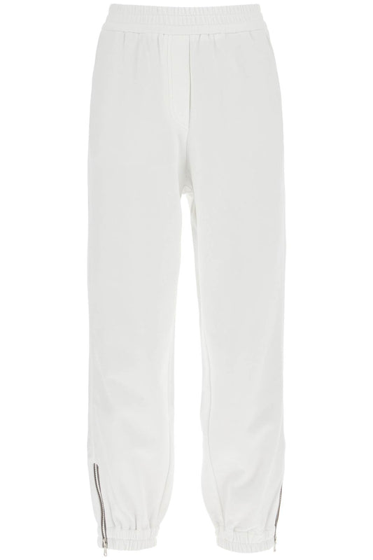 Joggers With Mobile On The  - White