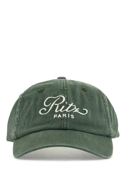 Baseball Cap With Embroidered Logo  - Green