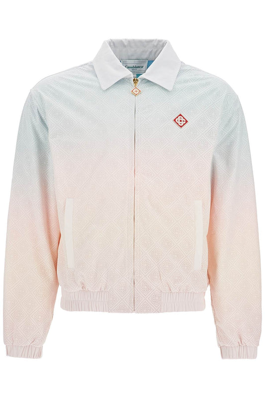 Track Jacket With Laser Degradé Details  - Pink