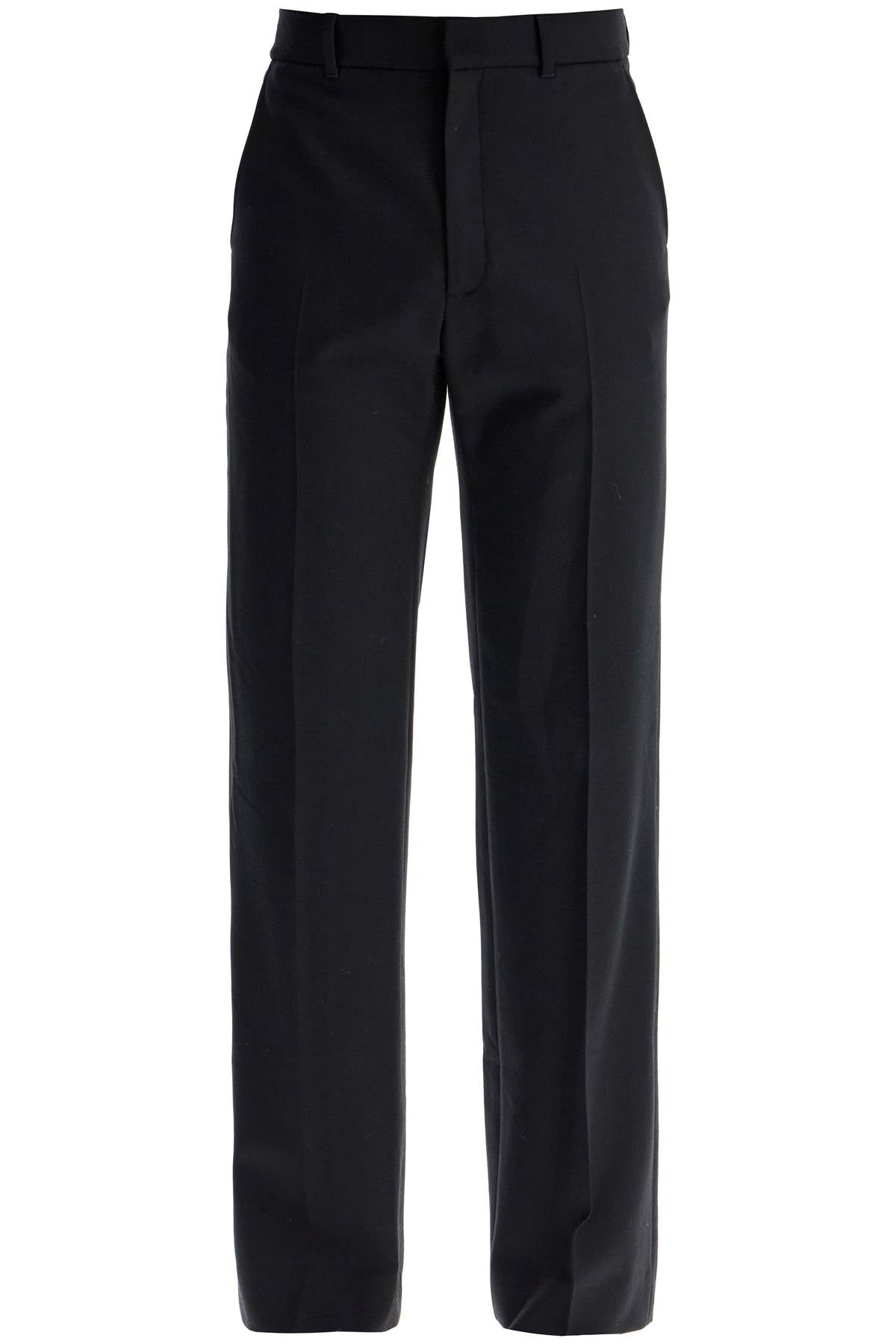 Tailored Slim Fit Trousers  - Black