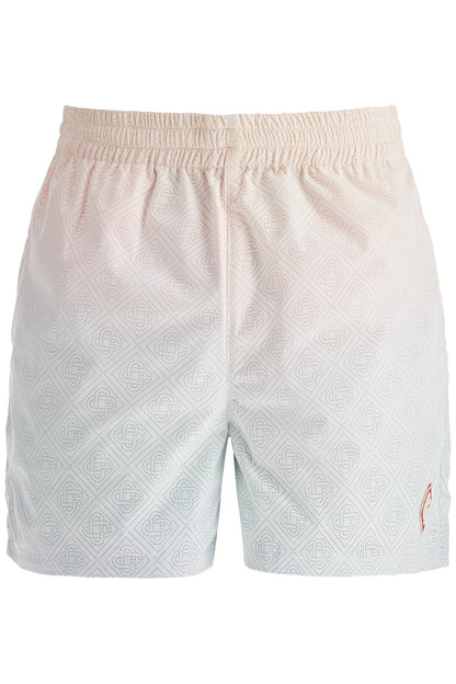 Bermuda Shorts With Laser Details In  - Rosa