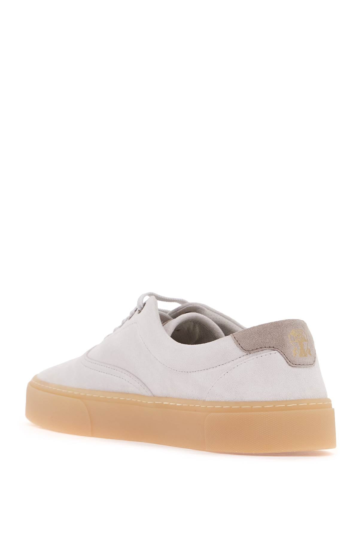 Suede Sneakers  - White