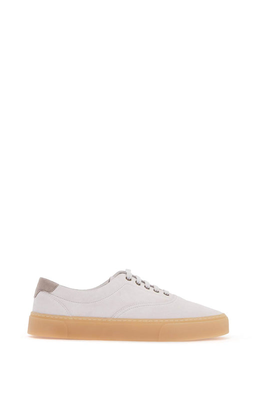 Suede Sneakers  - White