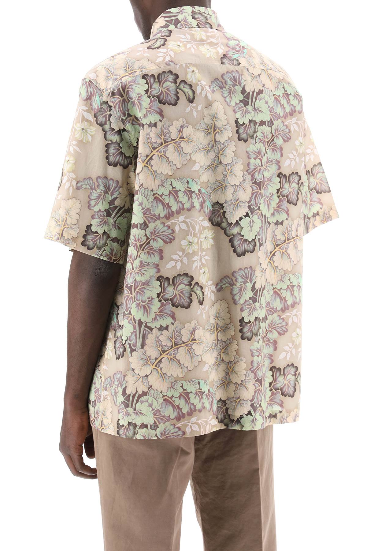 Short-sleeved Floral Shirt  - Neutro