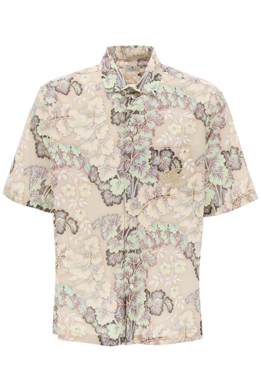 Short-sleeved Floral Shirt  - Neutro