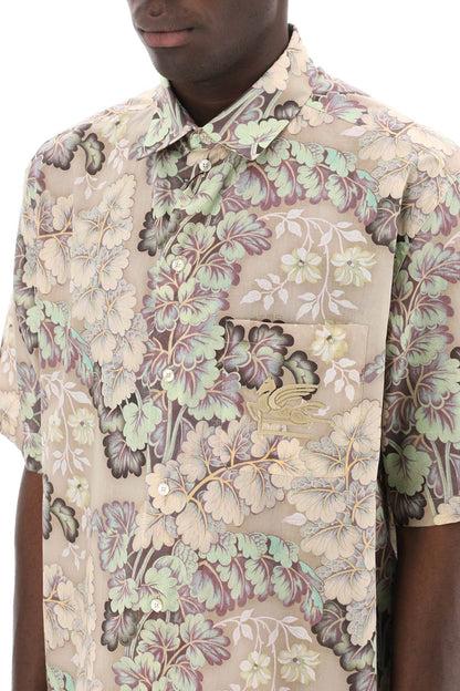 Short-sleeved Floral Shirt  - Neutro