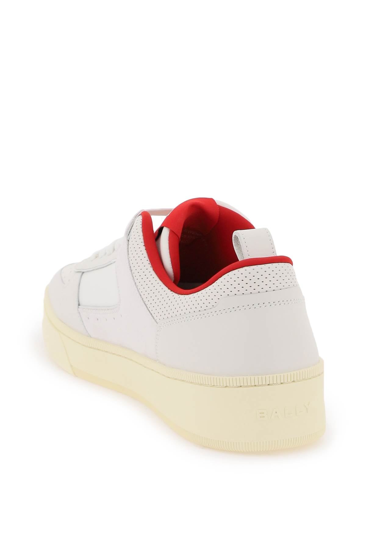 Leather Riweira Sneakers  - Bianco