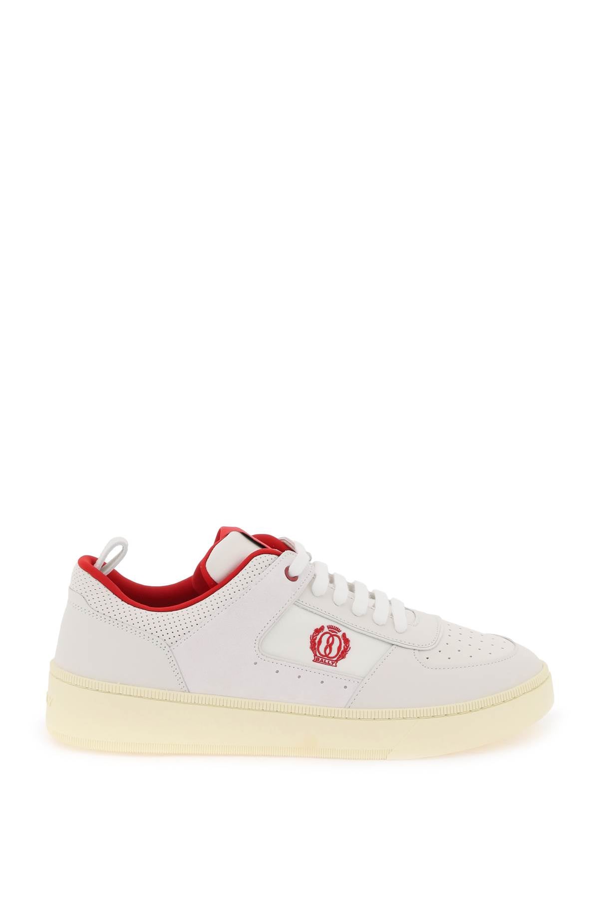 Leather Riweira Sneakers  - Bianco