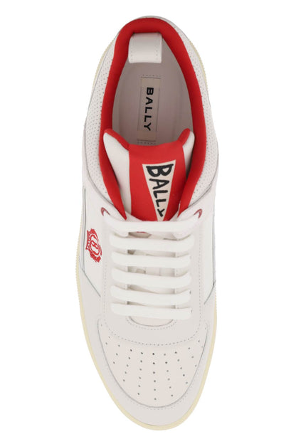 Leather Riweira Sneakers  - Bianco