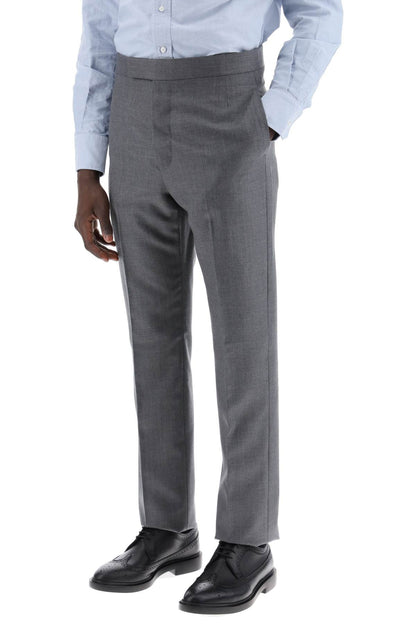 Pantaloni Classici In Twill  - Grey