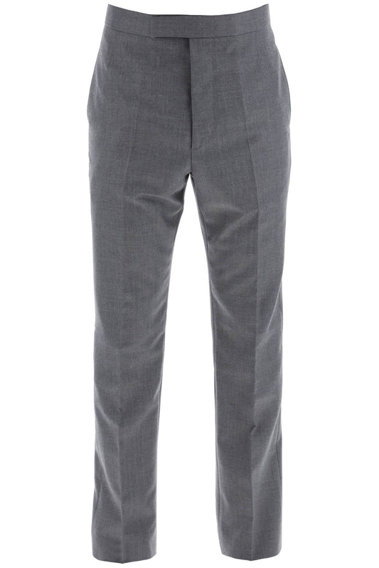 Pantaloni Classici In Twill  - Grey