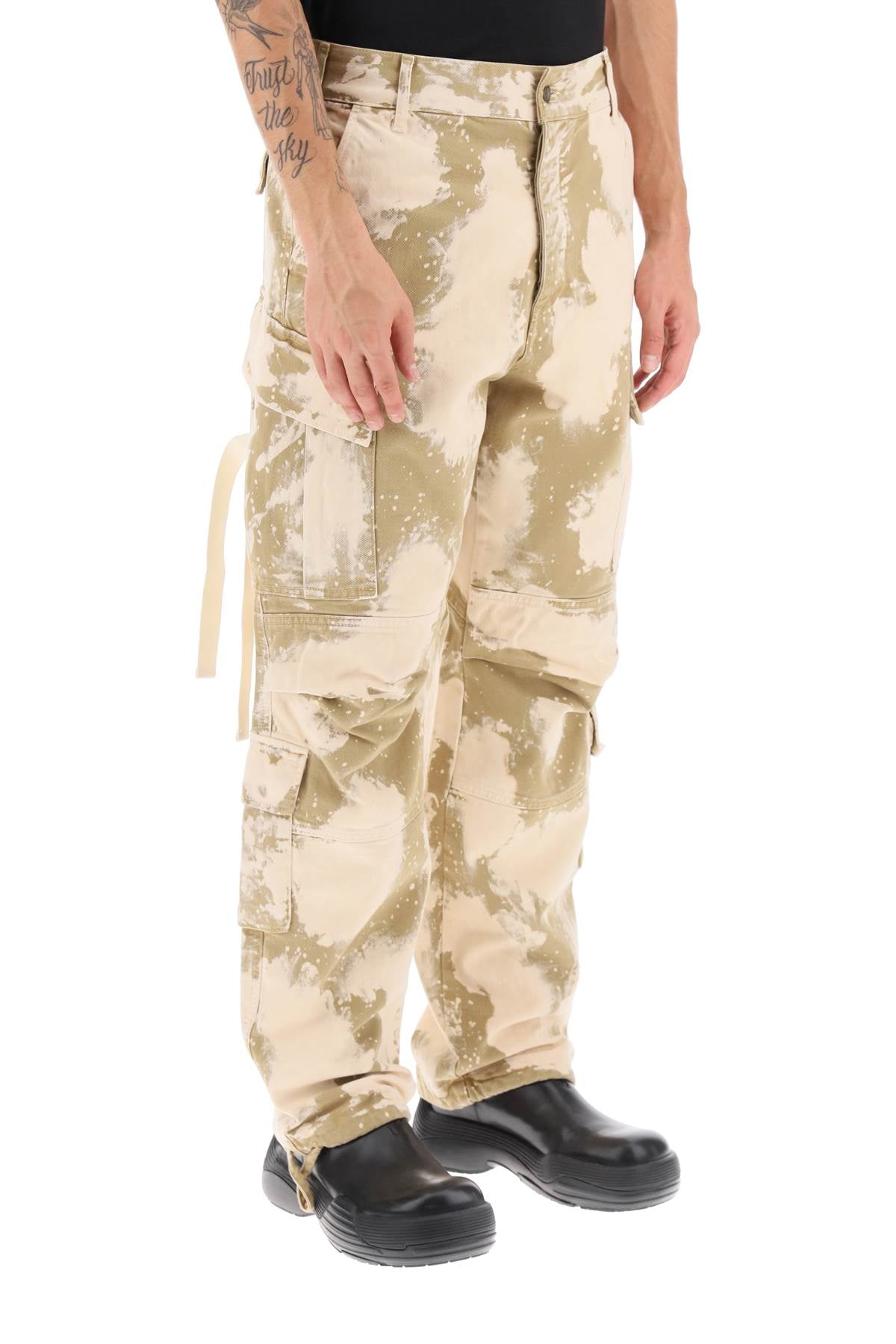 Saint Cotton Cargo Pants  - Beige