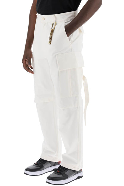 Saint Cotton Cargo Pants  - White