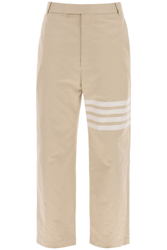 Pants With 4-bar  - Beige