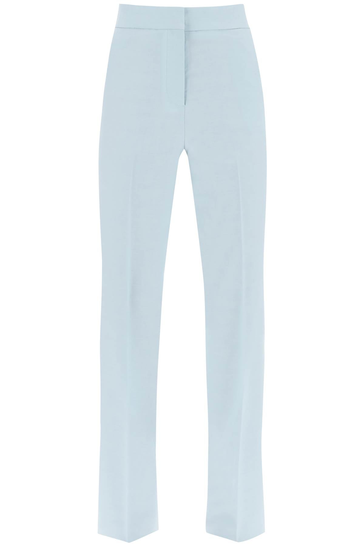 'waldorf' Pants With Straight Leg  - Celeste