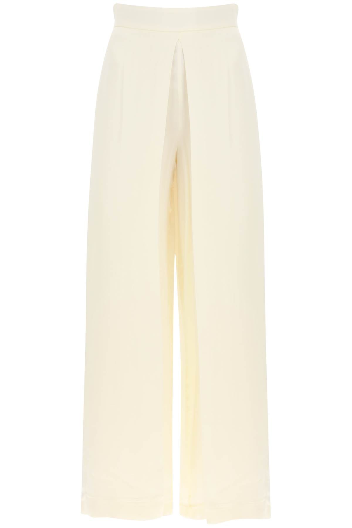 'belmont' Satin Pants  - White