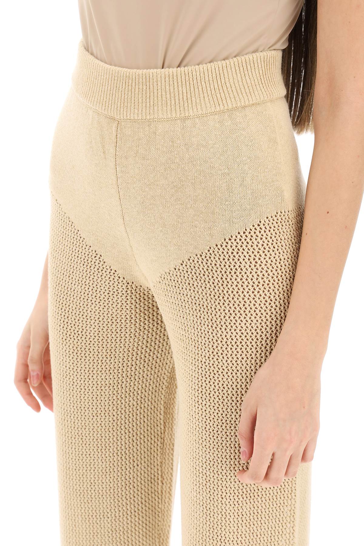 'cambria' Openwork Pants  - Beige