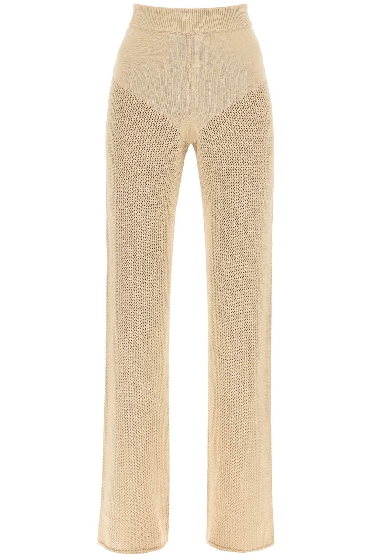 'cambria' Openwork Pants  - Beige