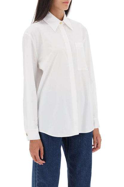 'matteotti' Cotton Shirt  - White