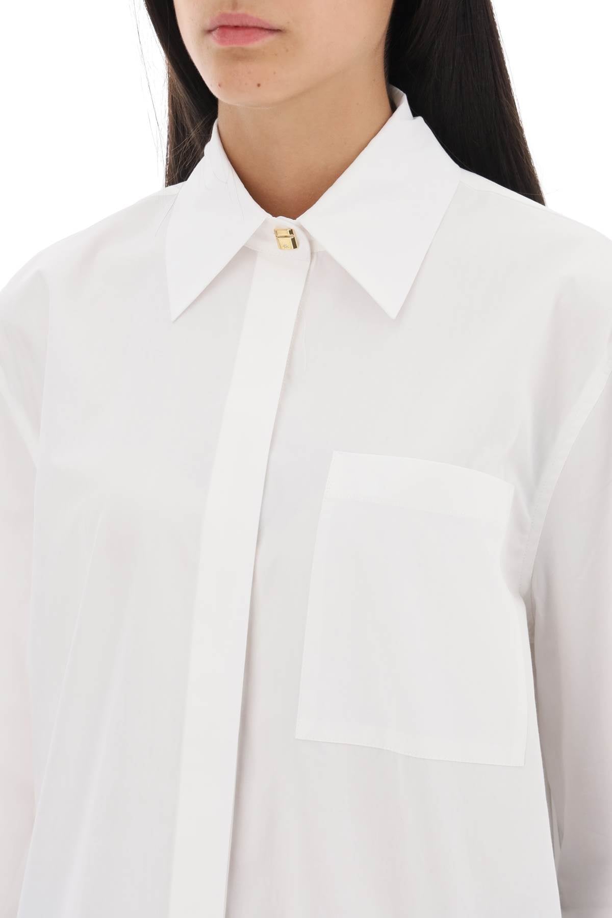 'matteotti' Cotton Shirt  - White