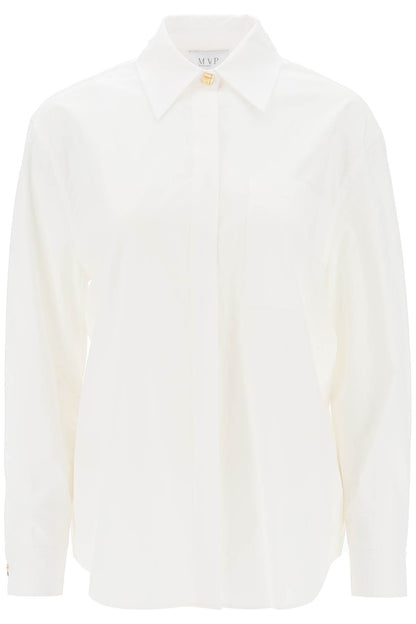 'matteotti' Cotton Shirt  - White