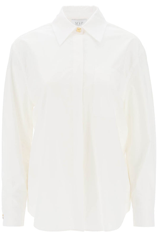 'matteotti' Cotton Shirt  - White