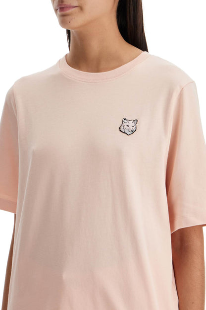 Bold Fox Head T-shirt  - Pink