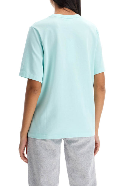 Bold Fox Head T-shirt  - Light Blue