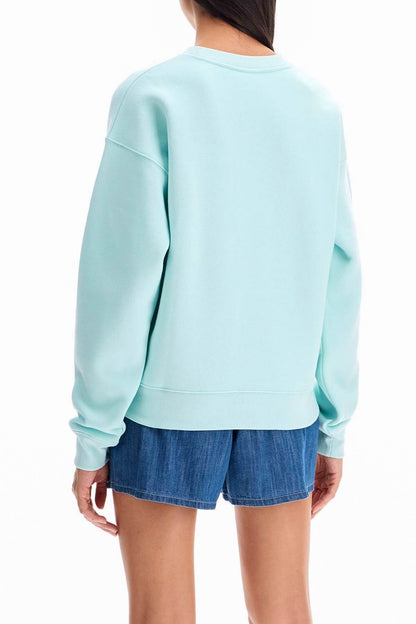 'bold Fox Head Crewneck Sweat  - Light Blue