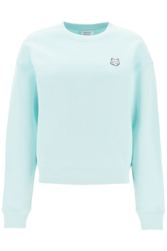 'bold Fox Head Crewneck Sweat  - Light Blue